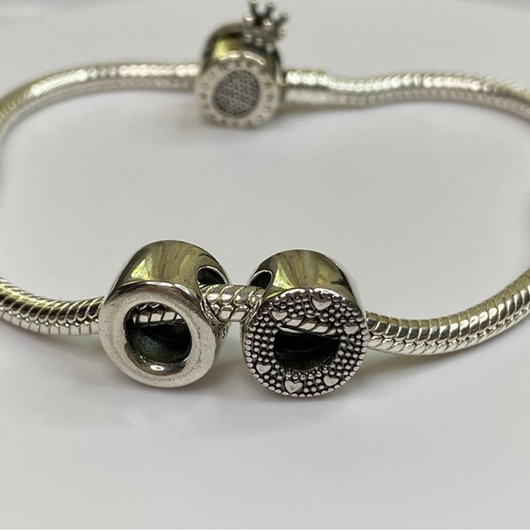Sterling Silver Letter O Charm - Picture 3 of 13
